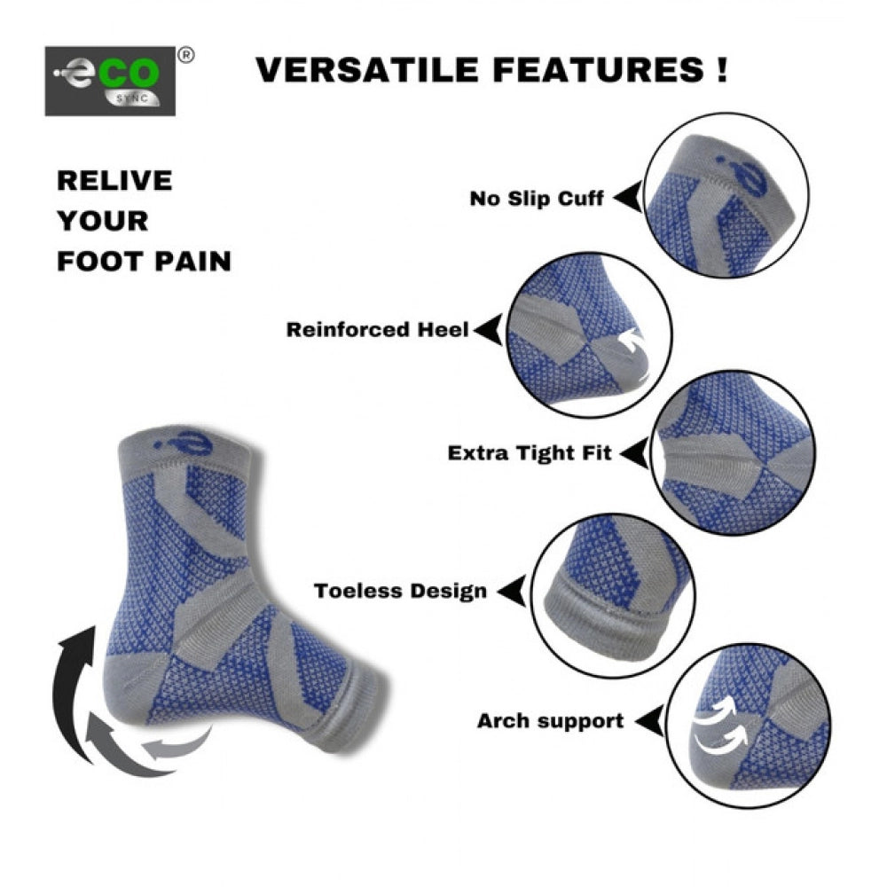 Amfyn 3_Pair Set Unisex Casual Cotton Printed Ankle Length Support Socks (Multicolor)