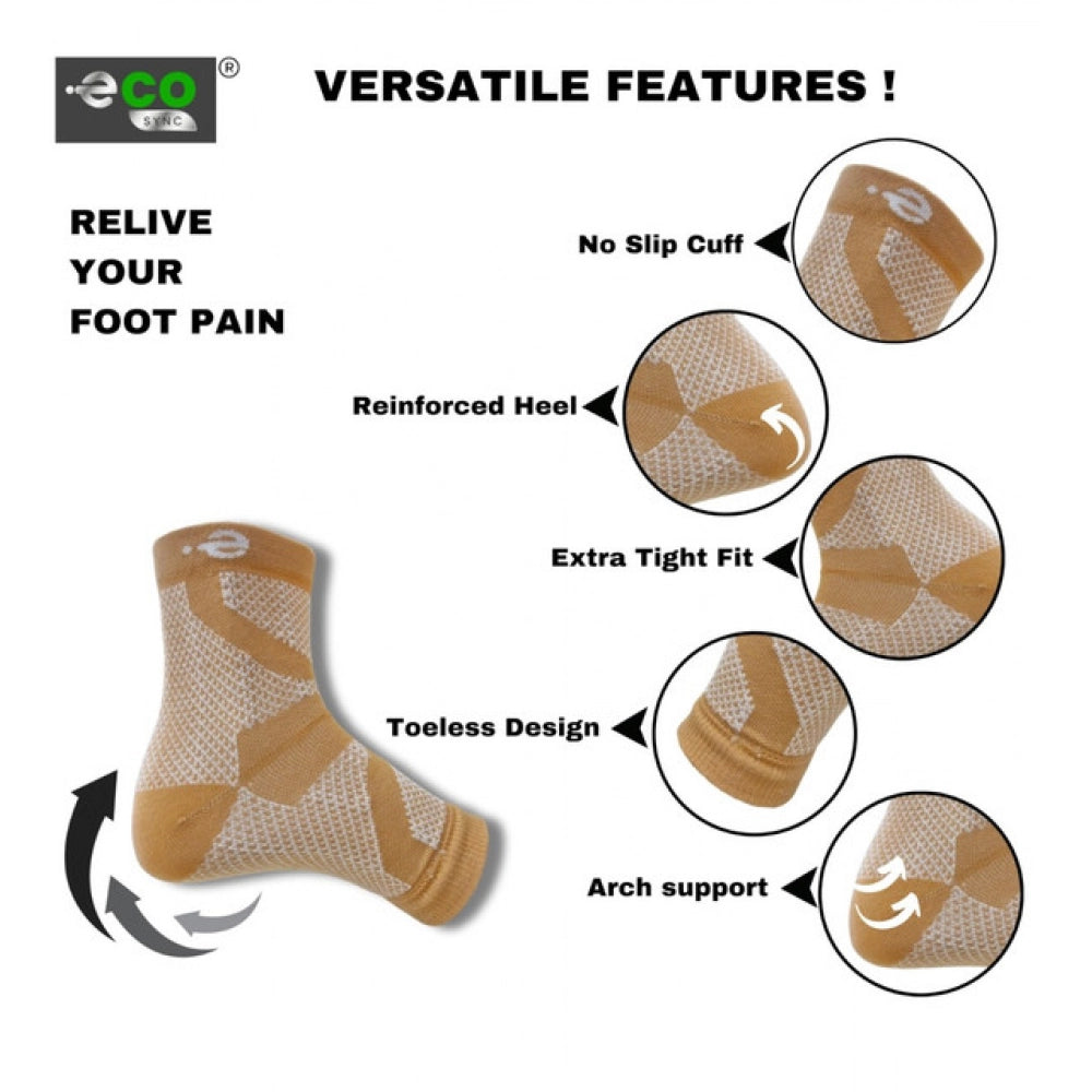 Amfyn 3_Pair Set Unisex Casual Cotton Printed Ankle Length Support Socks (Multicolor)