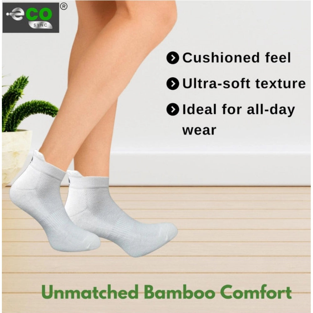 Amfyn 4_Pair Set Unisex Casual Cotton Printed Ankle Length Socks (Multicolor)