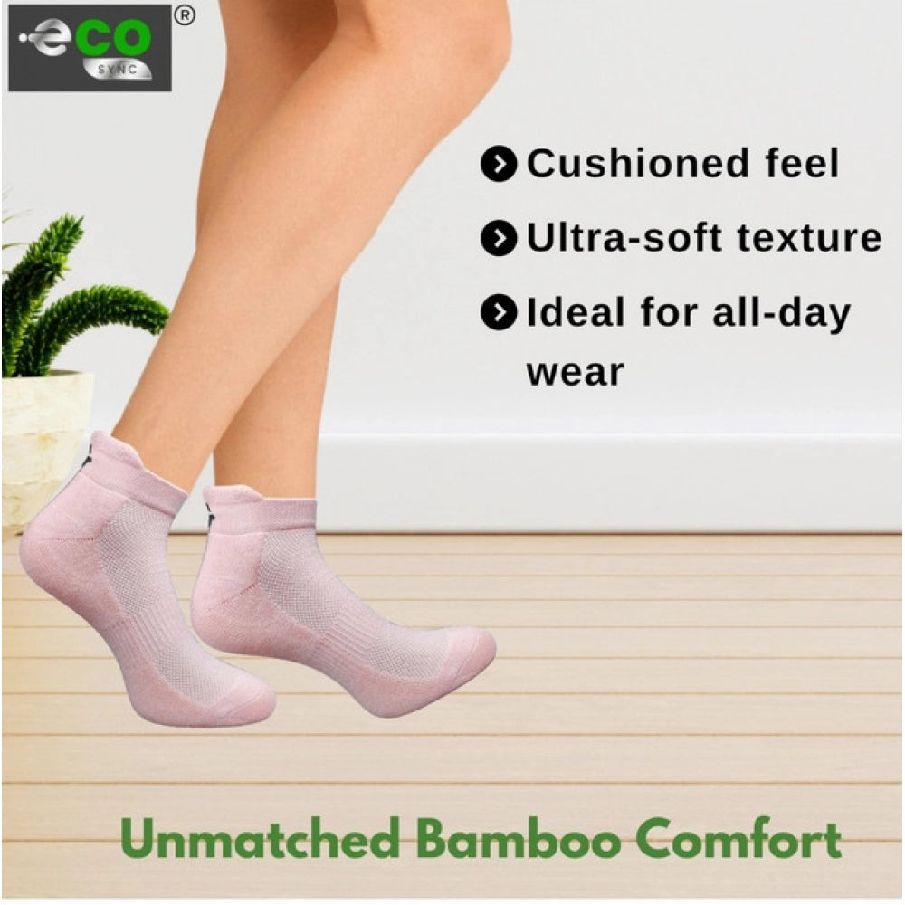 Amfyn 4_Pair Set Unisex Casual Cotton Printed Ankle Length Socks (Multicolor)