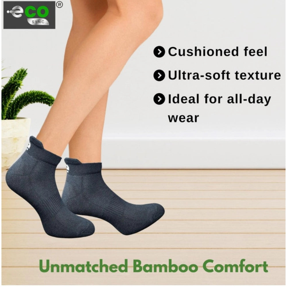 Amfyn 4_Pair Set Unisex Casual Cotton Printed Ankle Length Socks (Multicolor)