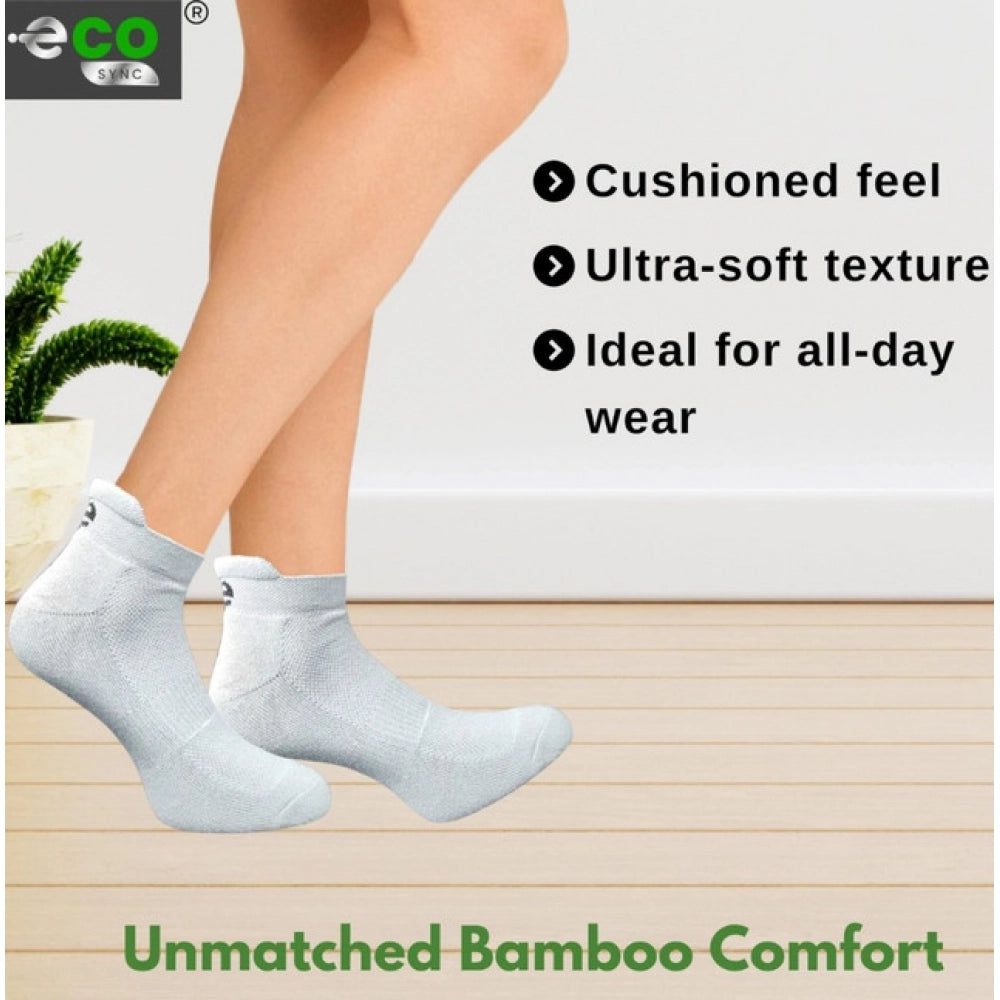 Amfyn 4_Pair Set Unisex Casual Cotton Printed Ankle Length Socks (Multicolor)