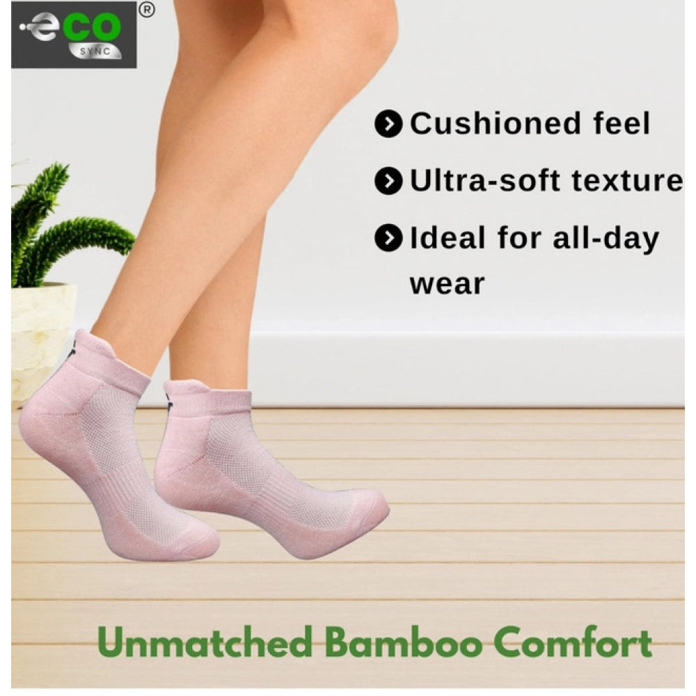 Amfyn 4_Pair Set Unisex Casual Cotton Printed Ankle Length Socks (Multicolor)