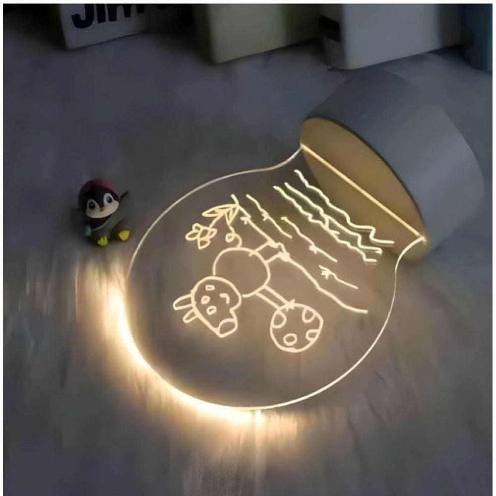 Amfyn Glass 3D Illusion LED Creative Visualization Lamp