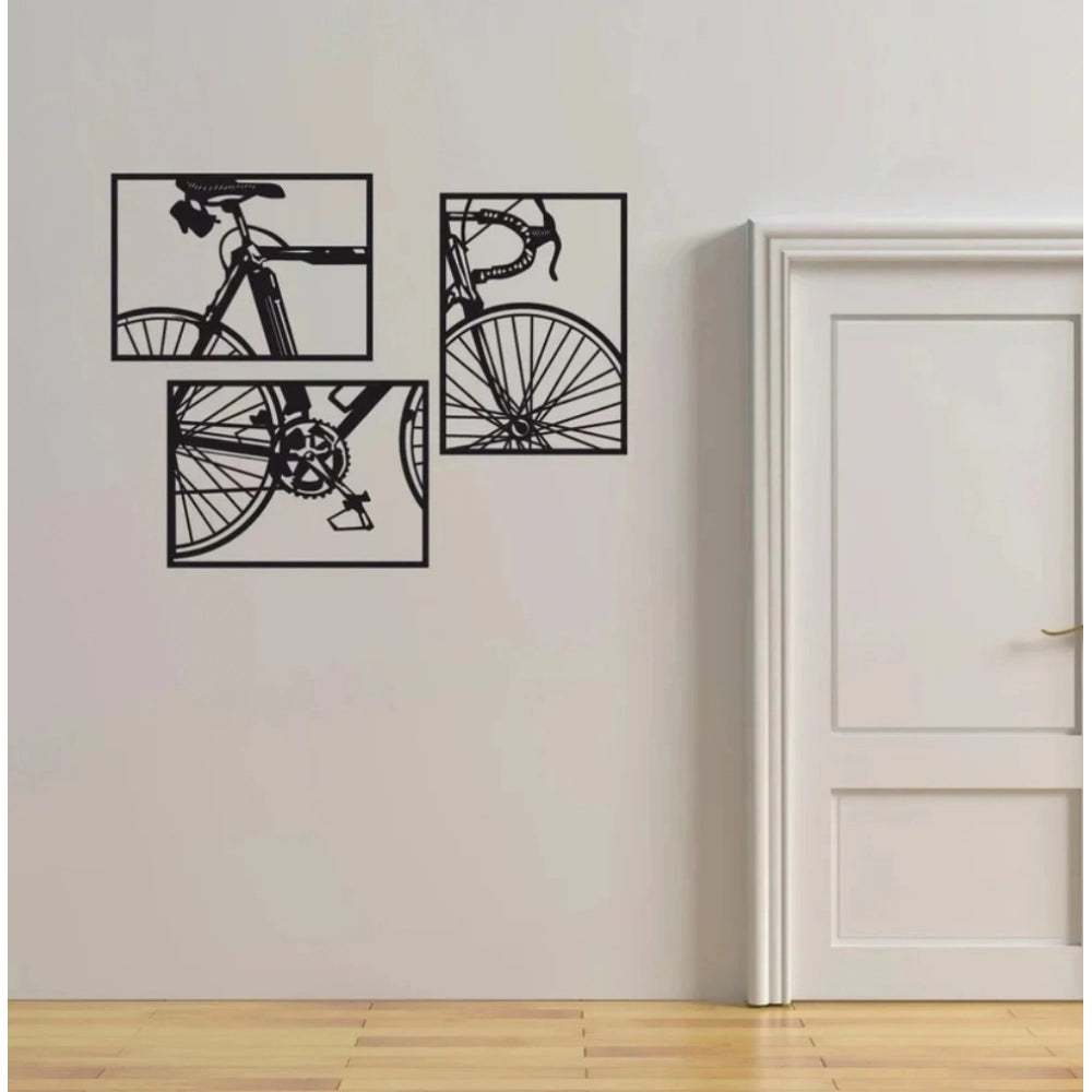 Amfyn Cycle Serenity Wood Bicycle Wall Decor