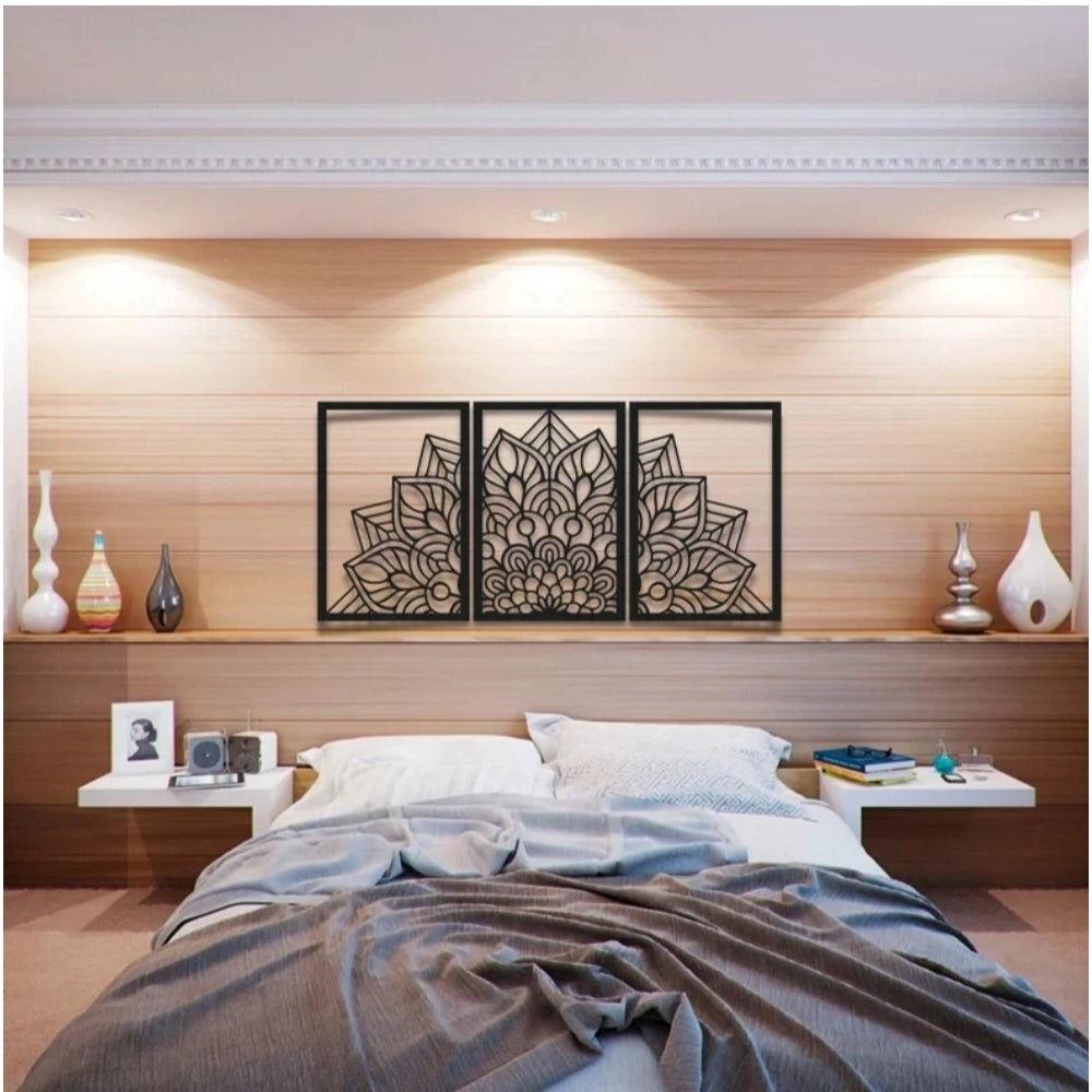 Amfyn Zen Mandala Wooden Wall Decor