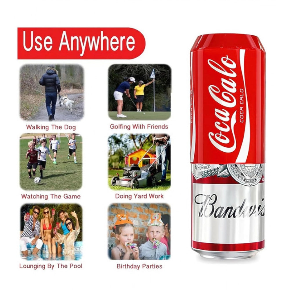 Amfyn Pack of 2 Beer Can Cover (Red)