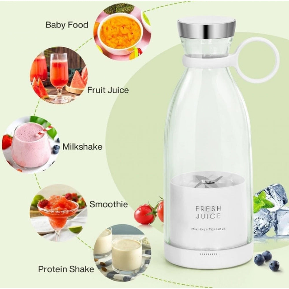 Amfyn 4 Blade Juicer Bottle (Multicolor)