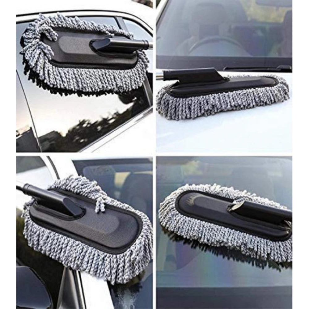 Amfyn Pack of 2 Big Car Duster (Grey)