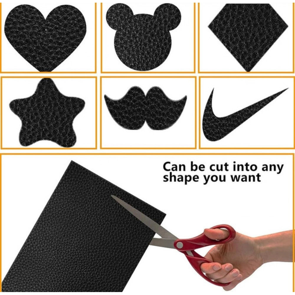 Amfyn Pack of 2 Leather Repair Patch (Black)