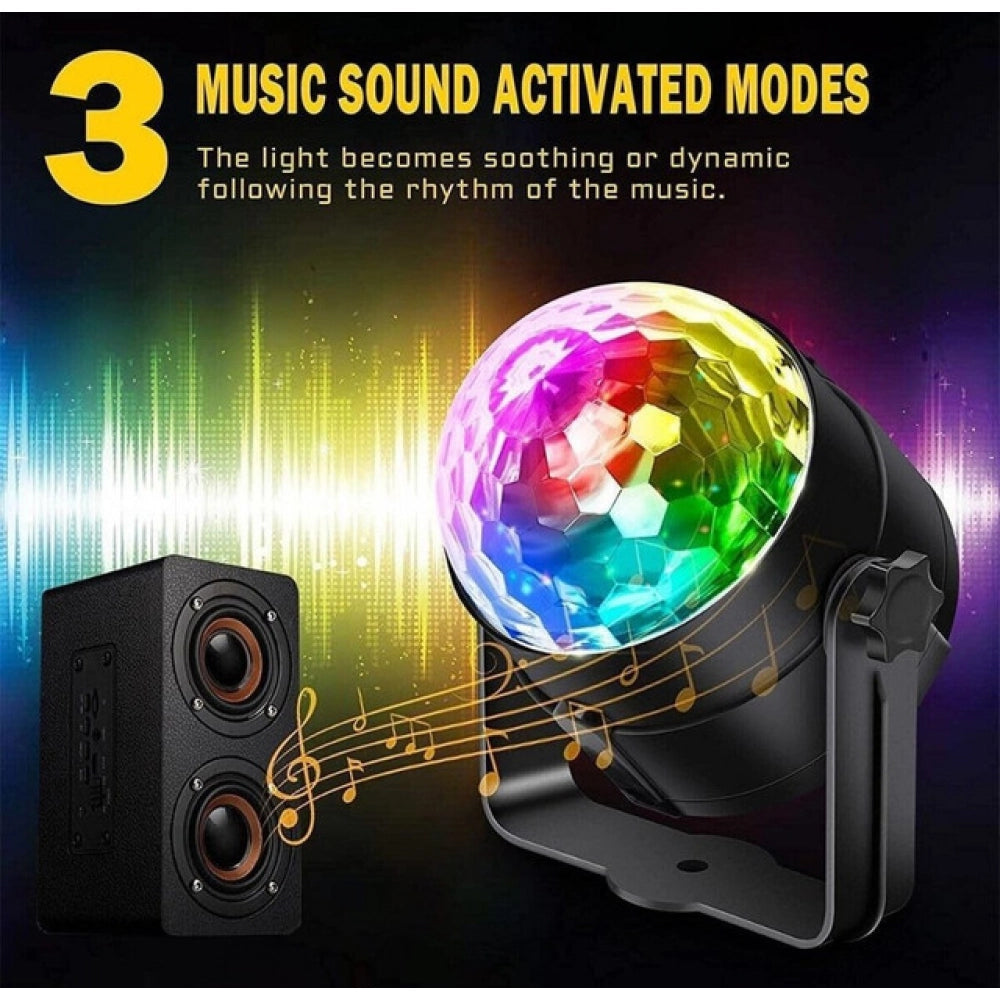 Amfyn RGB Disco Light (Black)