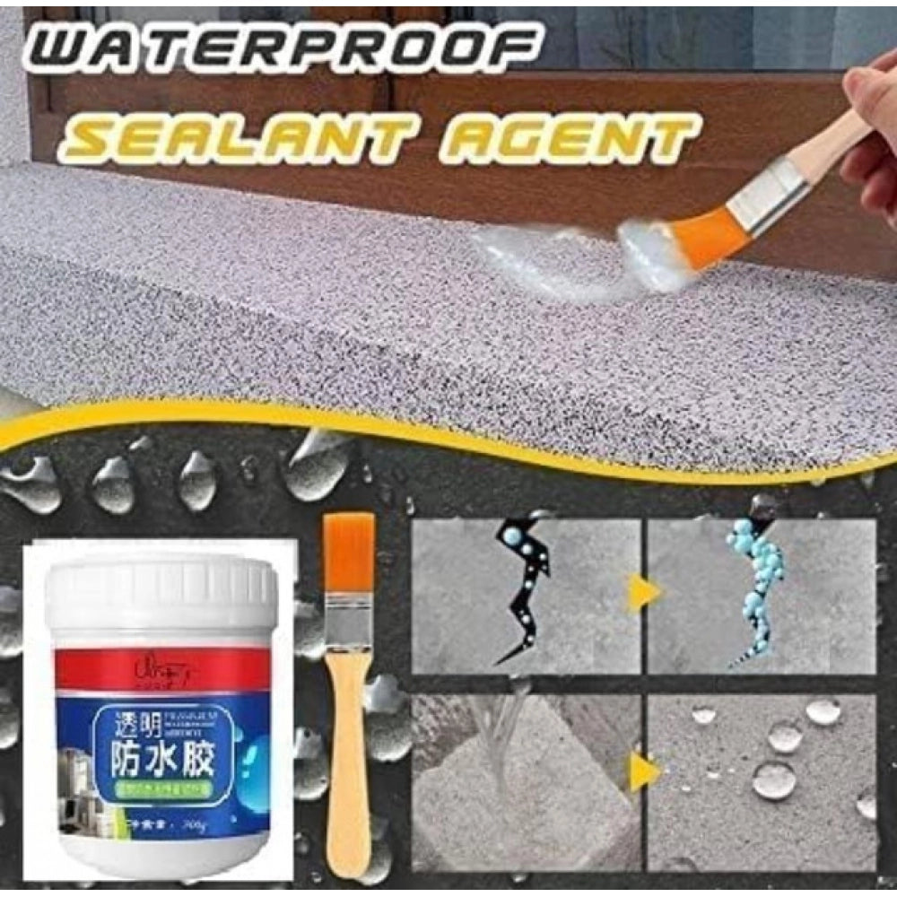 Amfyn Pack of 2 Transparent Waterproof Glue (White)