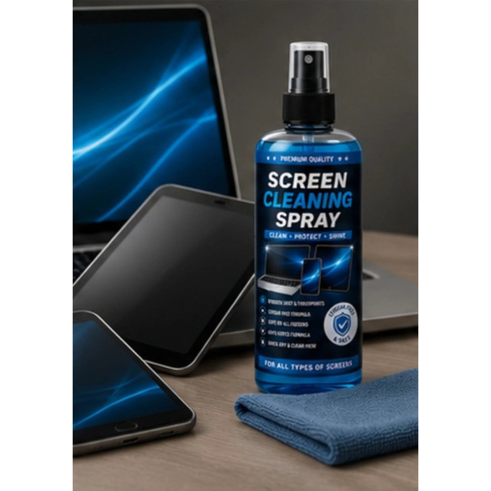 Amfyn Pack of 2 Screen Cleaning Liquid Spray Bottles 100 ML