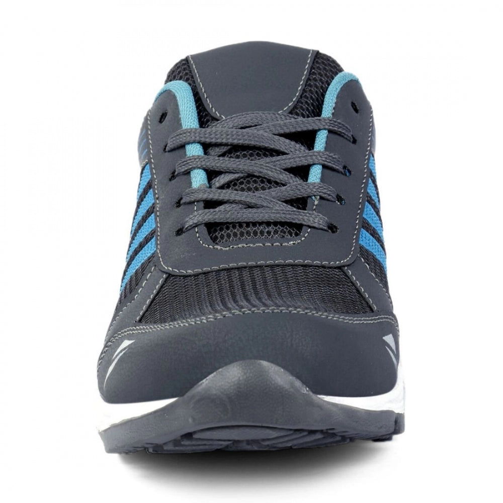 Amfyn Men Grey,Blue Color Mesh Material Casual Sports Shoes