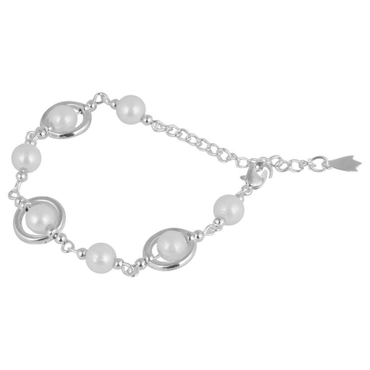 Fashion Women's Alloy Bracelet-Silver