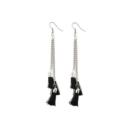 Fashion Women's Alloy Hook Dangler Hanging Tassel Fashion Earrings-Multicolour