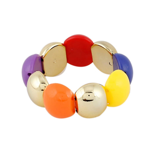 Fashion Women's Gold Plated Charm Bracelet-Multi