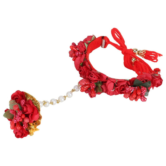 Fashion Women's Alloy Hanging Thread Bracelet-Red
