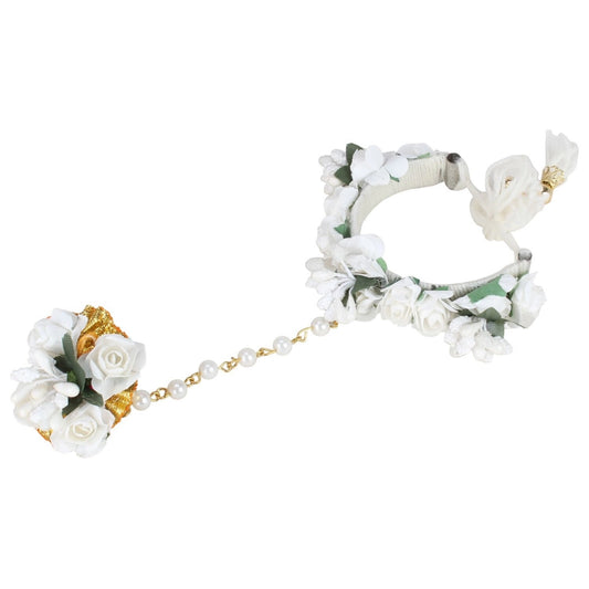 Fashion Women's Alloy Hanging Thread Bracelet-White