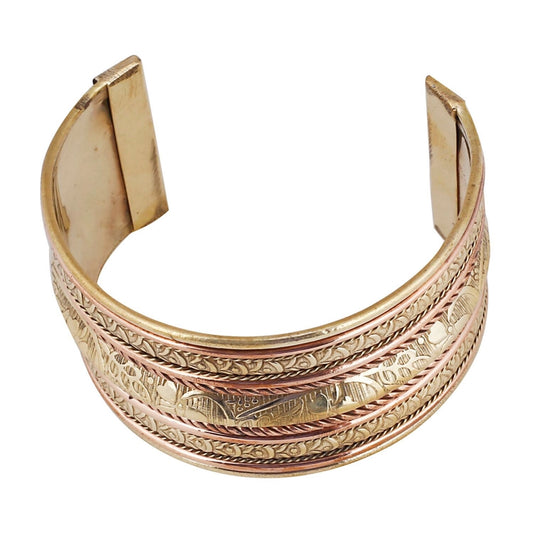 Fashion Women's Alloy Kada Bracelet-Gold