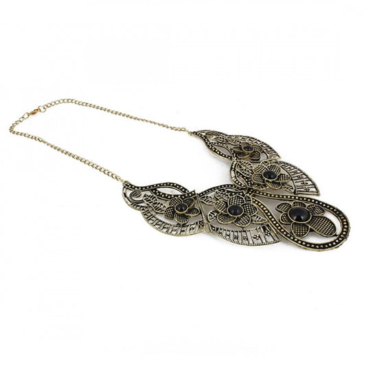 Designer Antique Oxidized Golden Fancy Necklace Fashion Jewellery