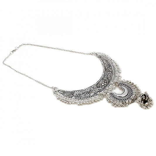 Handmade Antique Oxidized German Silver Necklace