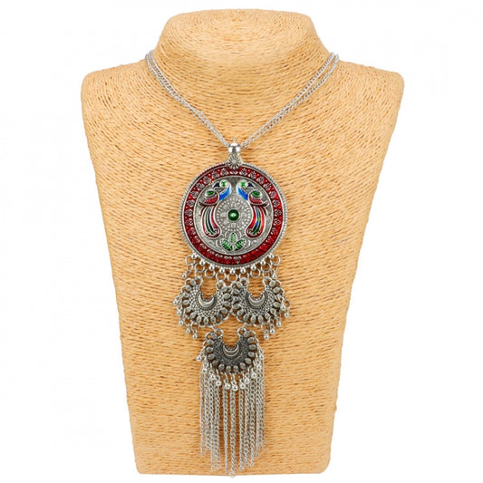 Designer Antique Oxidized Silver Fancy Necklace Fashion Jewellery