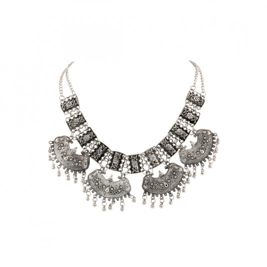 Oxidized Turkish Silver Necklace