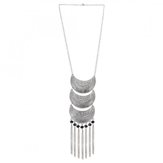 Oxidized Silver Necklace