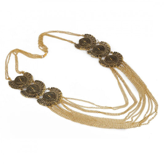 Designer Antique Oxidized Golden Fashion Necklace