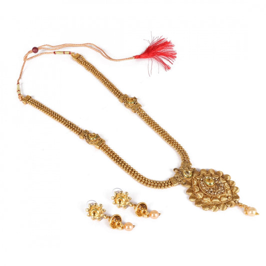 Elegant Inspired Traditional Gold Plated Necklace