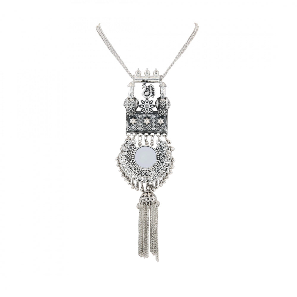 Oxidized Silver Necklace