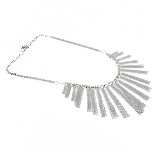Silver Plated Statement Necklace