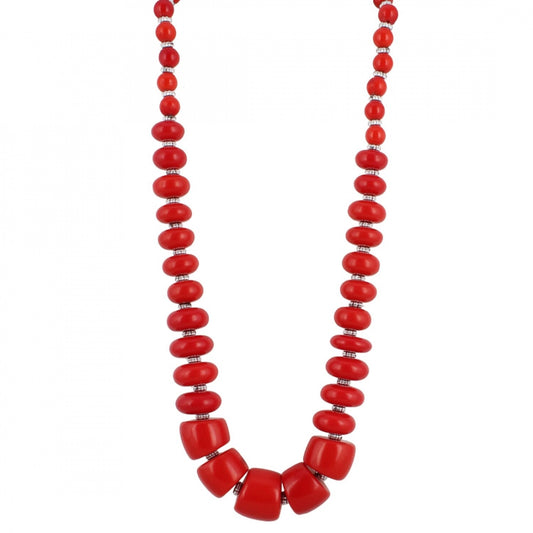 Fashion Red Beads Necklace