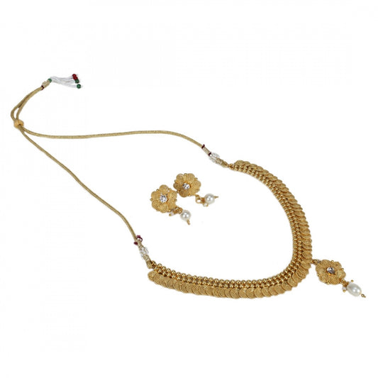 Elegant Bollywood Inspired Traditional Copper Gold Plated Necklace