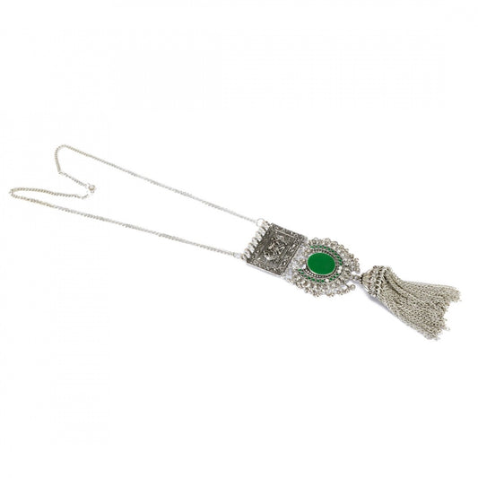 Designer Antique Oxidized Silver Fancy Necklace Fashion Jewellery