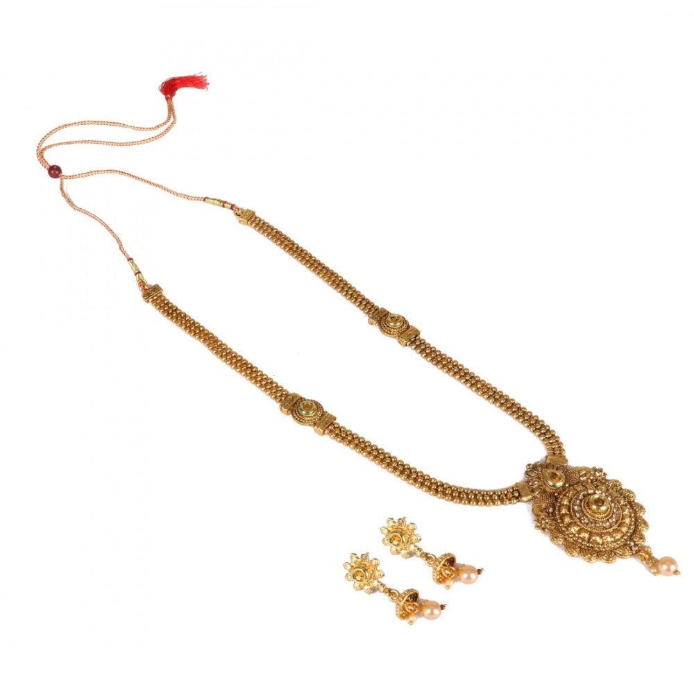 Elegant Inspired Traditional Gold Plated Necklace