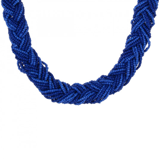 Designer Blue Beads Necklace