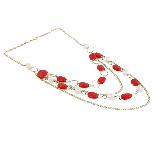 Red Beads Fashion Necklace