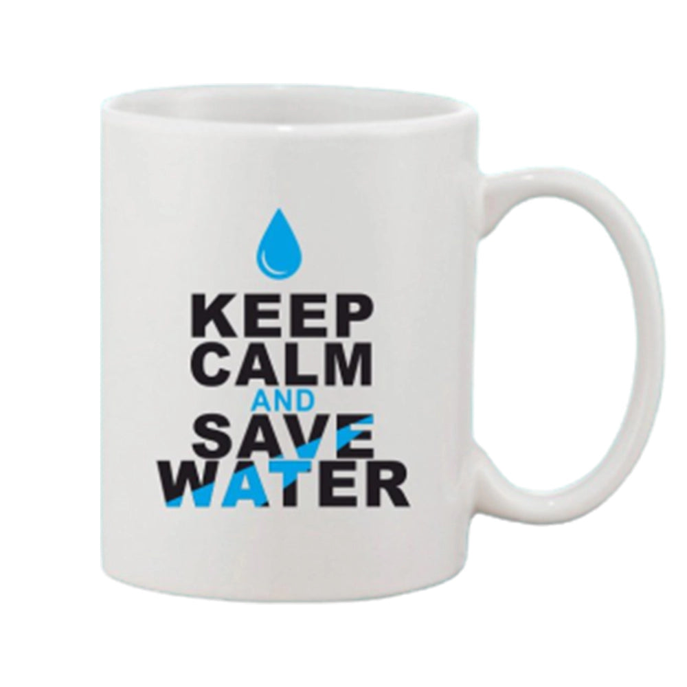 Amfyn Printed Ceramic Coffee Mug - 1 Pieces, White, 11oz