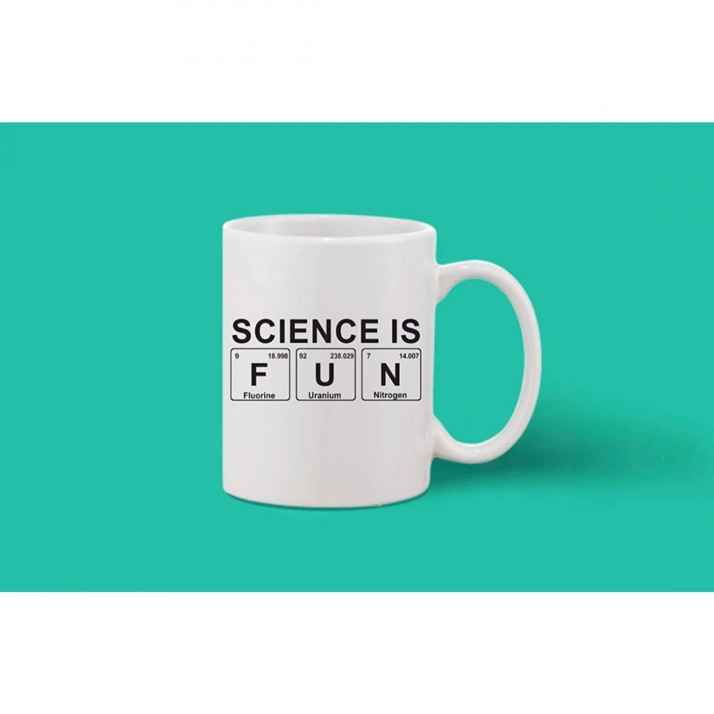 Amfyn Printed Ceramic Coffee Mug - 1 Pieces, White, 11oz