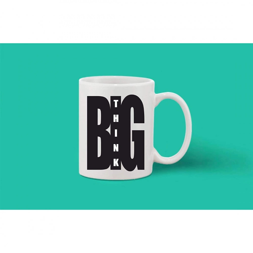 Amfyn Printed Ceramic Coffee Mug - 1 Pieces, White, 11oz