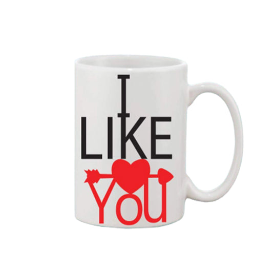 Amfyn Printed Ceramic Coffee Mug - 1 Pieces, White, 11oz