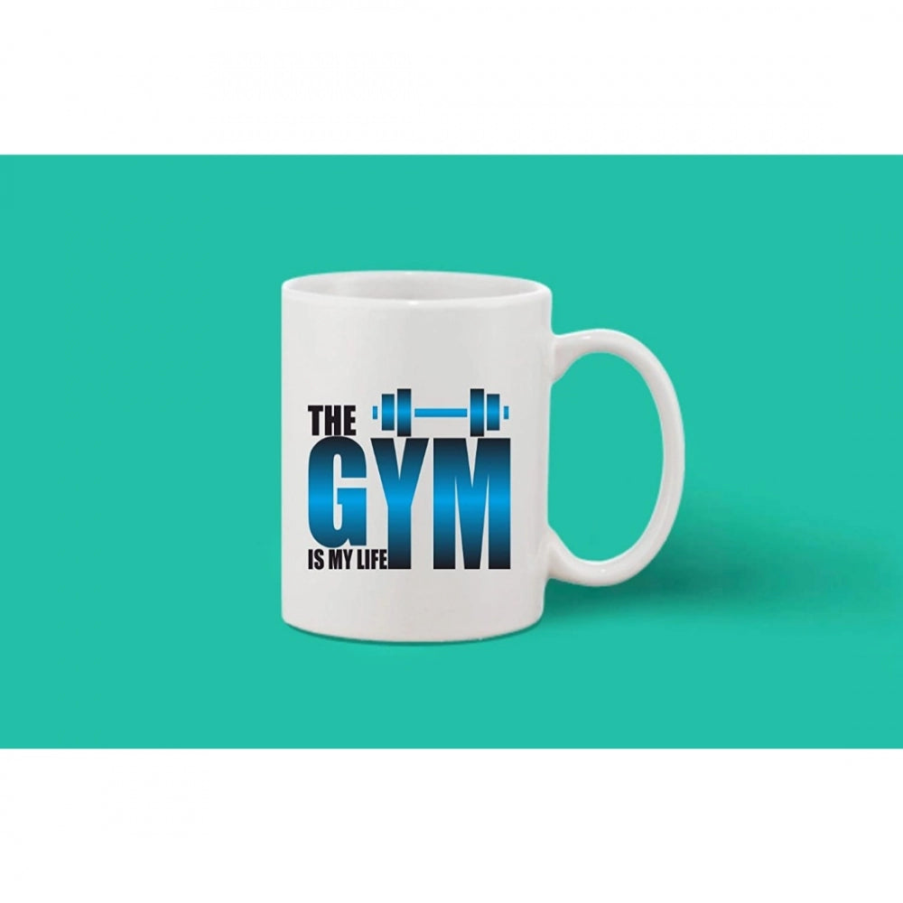 Amfyn Printed Ceramic Coffee Mug - 1 Pieces, White, 11oz