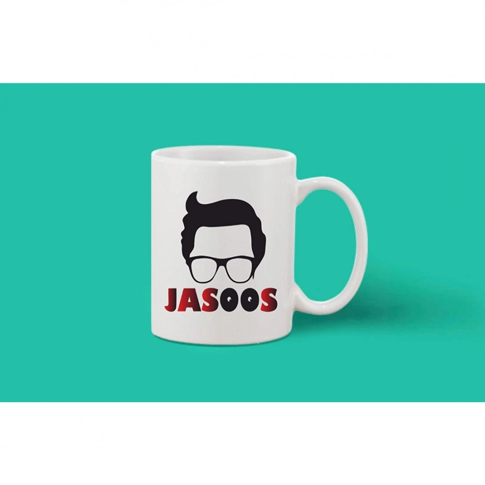 Amfyn Printed Ceramic Coffee Mug - 1 Pieces, White, 11oz