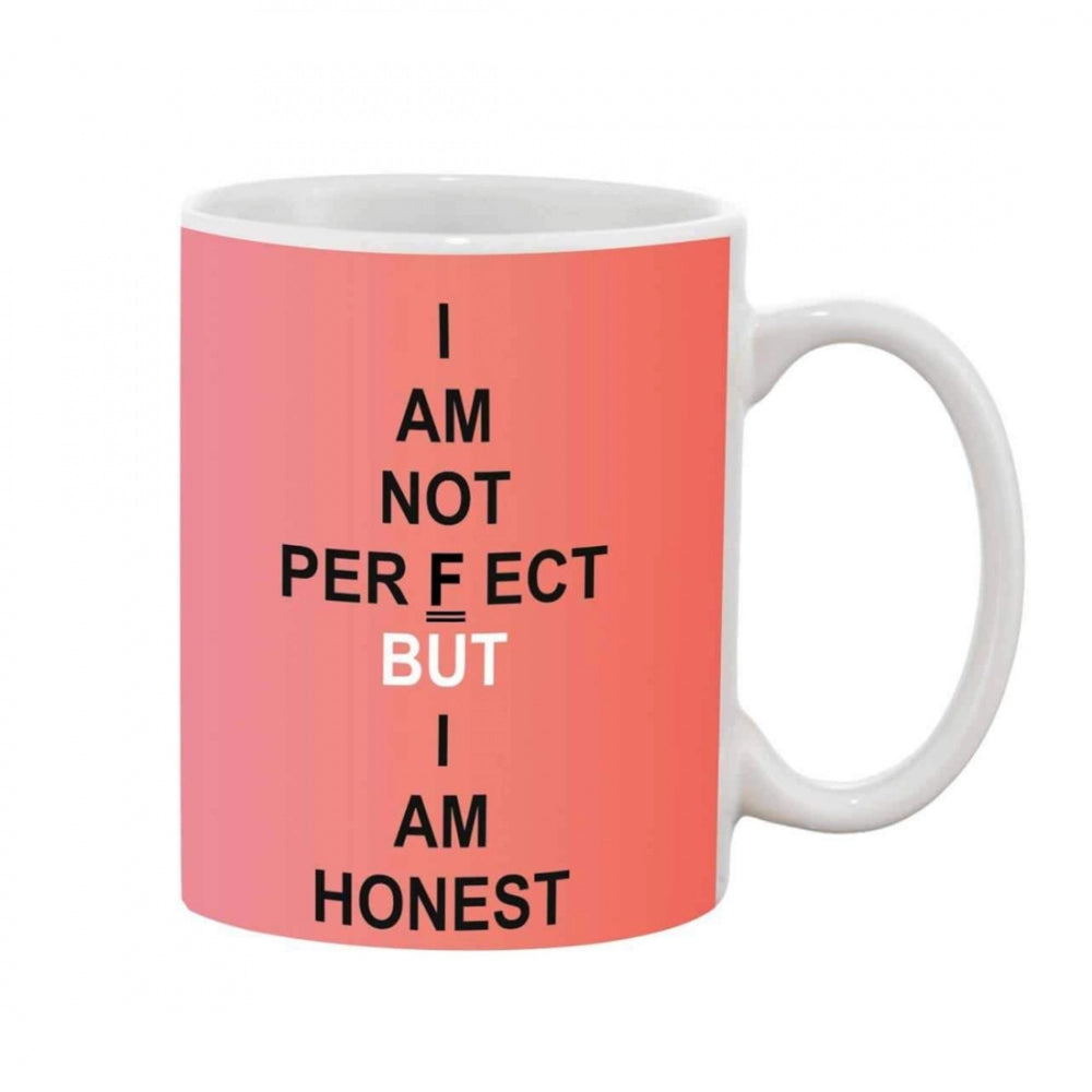 Amfyn Printed Ceramic Coffee Mug - 1 Pieces, White, 11oz