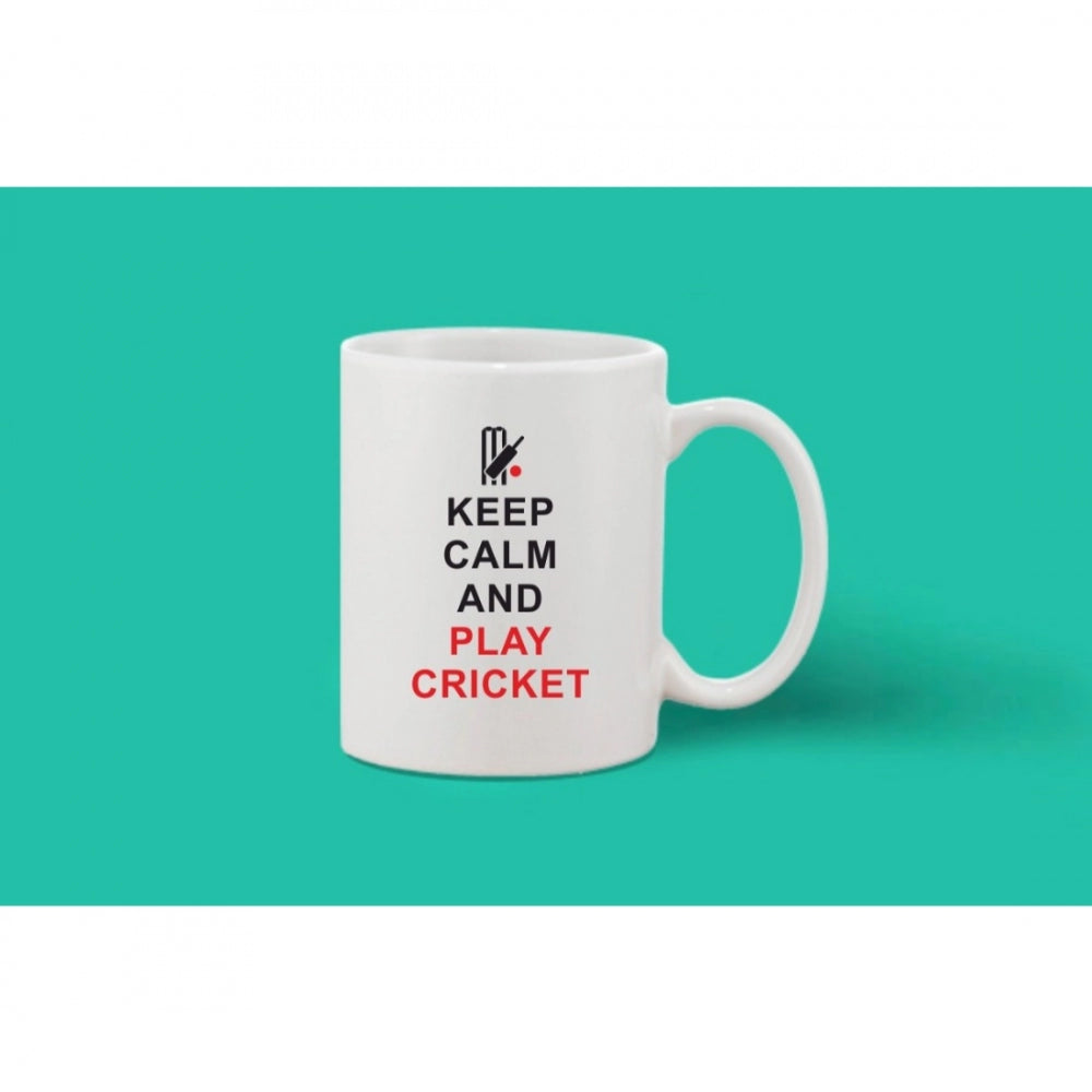 Amfyn Printed Ceramic Coffee Mug - 1 Pieces, White, 11oz