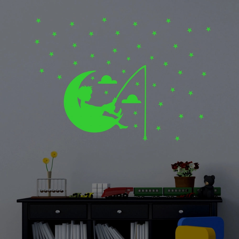 Amfyn Green Kids Room Decor Radium Wall Sticker