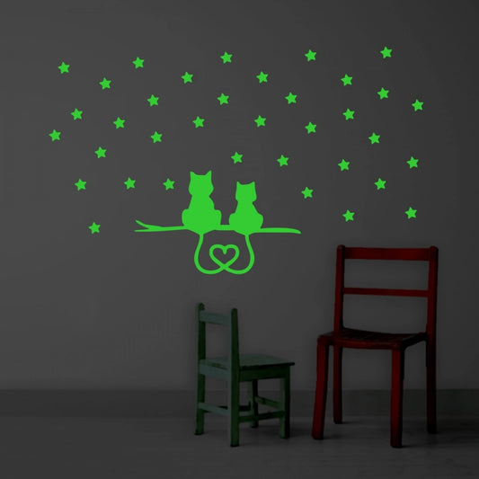 Amfyn Green Kids Room Decor Radium Wall Sticker