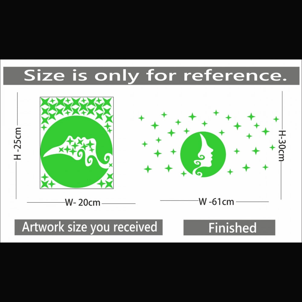 Amfyn Green Radium Sticke Wall Sticker